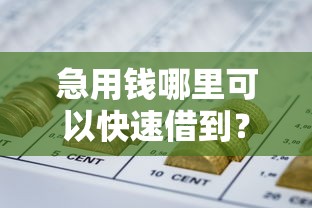 急用钱哪里可以快速借到？盘点最新9个失信人员可以借钱的网贷口子