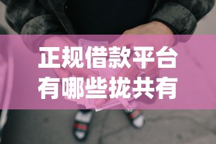 正规借款平台有哪些拢共有哪些选择？5个p2p网贷平台排名不分先后详解