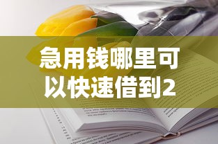 急用钱哪里可以快速借到2千元无门槛本月借款平台力荐！分享小额网贷口子2千元无门槛借款