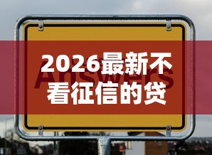 2026最新不看征信的贷款平台（支持微信），7个黑户秒下款的高炮口子无私分享